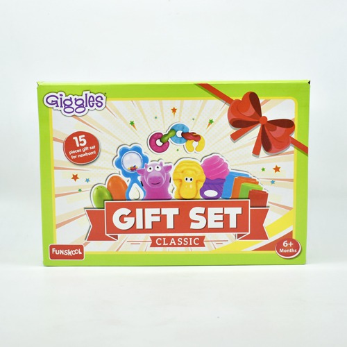 Giggles - Gift Set Classic , Multicolour Baby Toy Gift Set for New Born