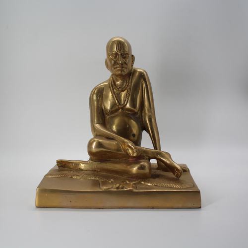 Shri Swami Samarth Idols/Statue, Highly Premium and Detailed Figurine Maharaj Shree Swami Samarth Murti for Home Decor and Car Dashboard