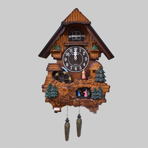 Antique Pendulum Wall Clock (House  Design) for Home/ Living Room Stylish/ Bedroom/ Offices