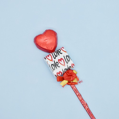 Chocolate Heart Shape  Lollipop