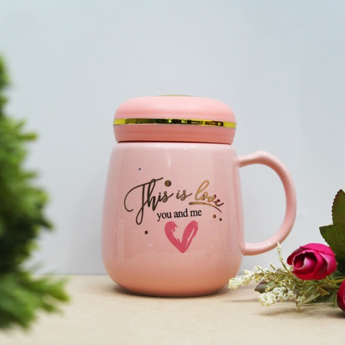 Cute Love Themed Ceramic Coffee Mug
