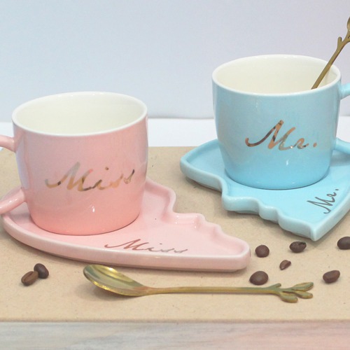 Mr. And Miss. Coffee Mug Set