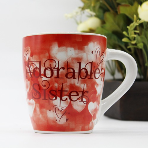 Adorable Sister Printed Ceramic Coffee Mug