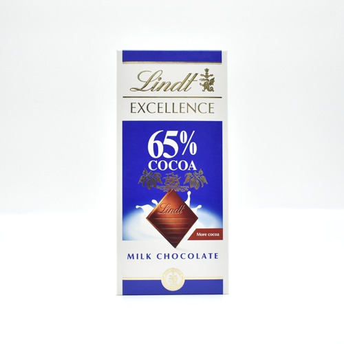 Lindt Excellence Milk 65% Bar 80g