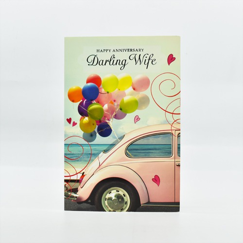 Happy Anniversary Darling Wife Greeting Card