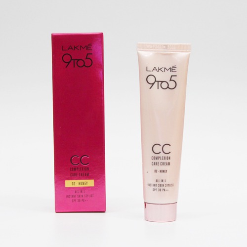 Lakme 9 to 5 CC Cream - HONEY | Conceals Dark Spots & Blemishes, 30 g