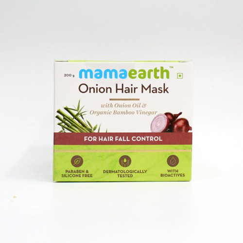 Onion Hair Mask for Hairfall Control with Organic Bamboo Vinegar