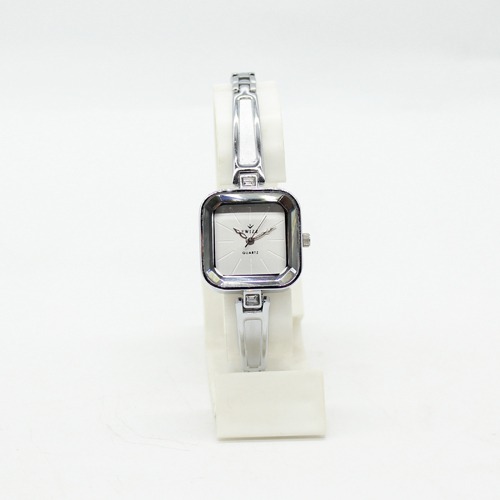 Women's Square White Dial Watch