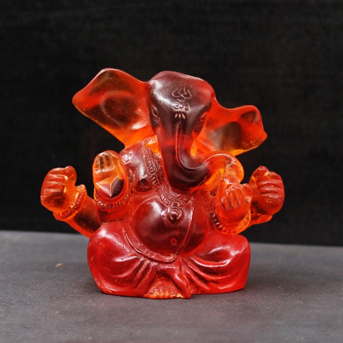Frosted Ganesha Idol