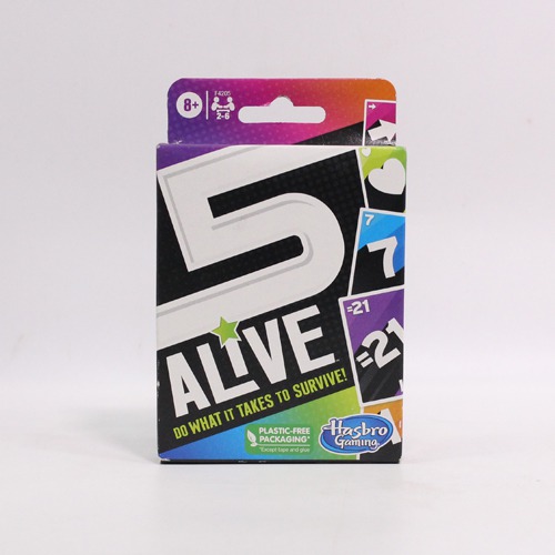 Gaming 5 Alive Card Game, Fast-Paced Kids Game, Easy to Learn, Fun Family Game for Ages 8 and Up