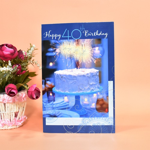 Happy 40th Birthday | Greeting Card