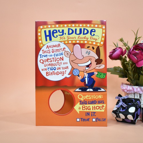 Hey Dude It's Your Day Birthday Card | Greeting Card