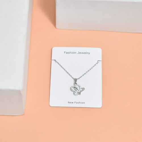 Butterfly Pendant Chain Necklace | Butterfly Necklace Set | Necklace Set