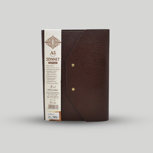Viva Global Sonnet Notebook- A5 | Notebook | Diary | Personal Diary | Home And Office Use