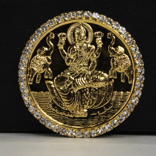 Gold Plated Coin ( Laxmi )