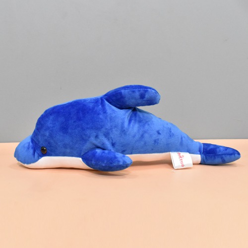 Skin Friendly Ultrasoft 45 cm Dolphin Soft Toys Animal Plush Toy, Stuffed Lovable Huggable Cute Soft Toy for Kids