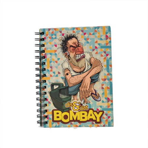 Dic And Dat in Bombay Colourful Pages Notebook | Notebook | Diary | Personal Diary | Home And Office Use
