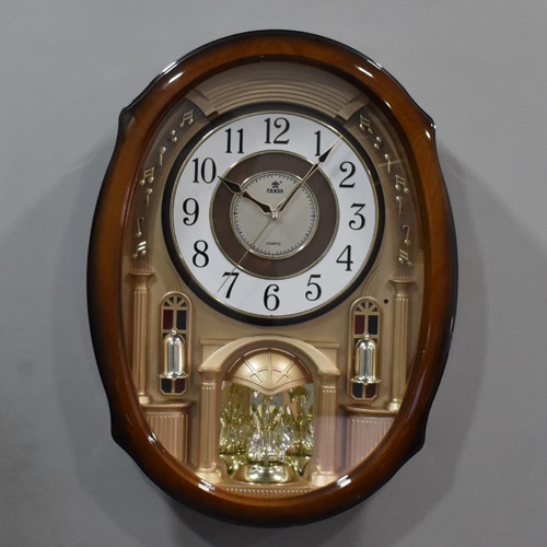 Brown Attractive Design pendulum Power Quartz Wall Clock -23 inches
