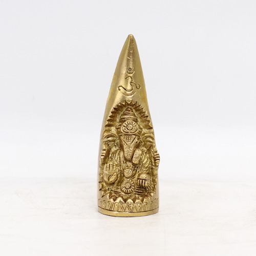 Ek Dant Brass Ganesha Idol For Home & Offiice Decor