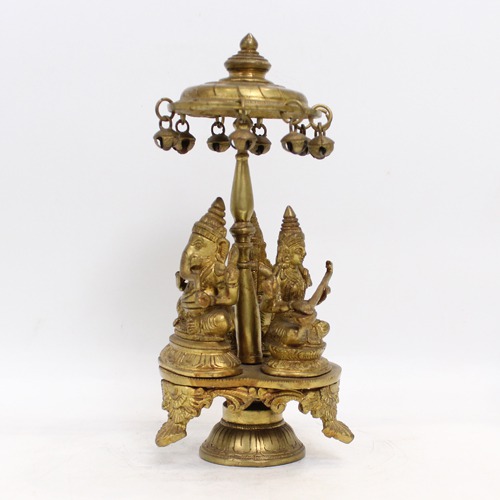 Brass Laxmi, Ganesha, Sarsawati, Idol For Decor