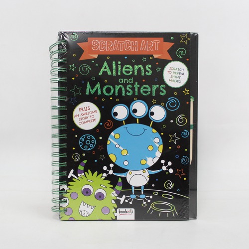 Aliens & Monsters (Scratch Art Fun) Activity Books | Magic | Mystical | Fairy tales
