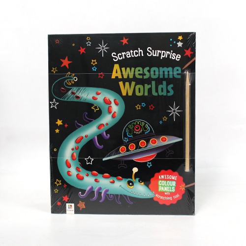 Scratch Surprise: Awesome Worlds | Activity Books | Magic | Mystical | Fairy tales