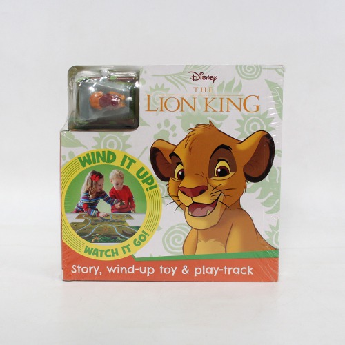Disney The Lion King: Busy Board with Wind-Up Car & Track| Activity Kit for kids