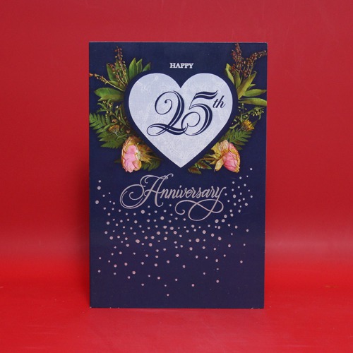 Happy 25th Anniversary | Anniversary Greeting Card