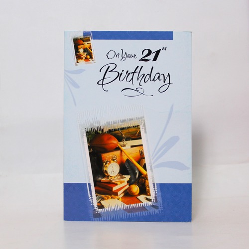 On Your 21th Birthday | Birthday Greeting Card