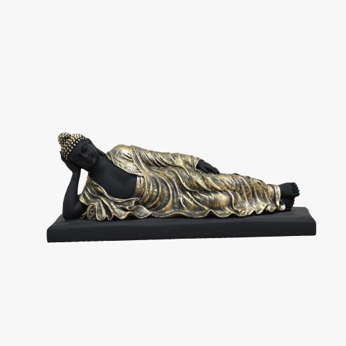 Black Antique Lord Buddha Idol God Gautama Buddha Statue Feng Shui | Sleeping Position In Gautama Buddha