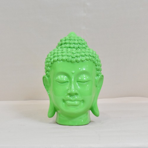 Green Face Buddha Statue | Buddha Statue For Table Decor, Buddha Figurine Decorative Showpiece Decorative Showpiece
