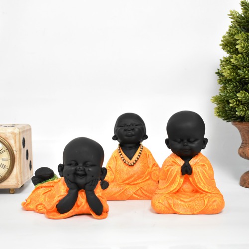 Monk Buddha Figurine | Buddha Statue Monk| Figurine Home Decorative