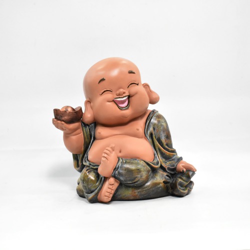 Laughing Little Monk Buddha Set Of 3 Statue | Buddha Statue Monk| Figurine Home Decorative Showpiece