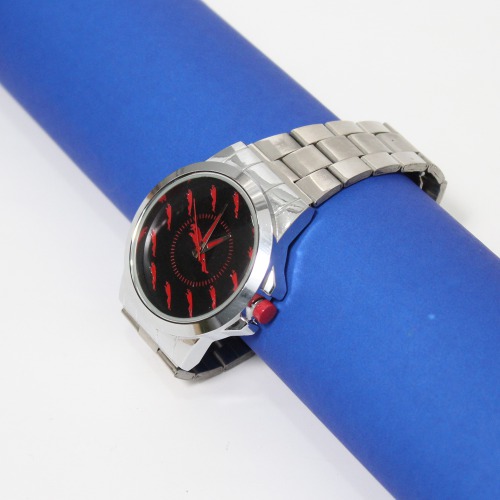 Tiger Design Silver Belt Stainless Steel Strap Watch | Watch for Men & Boys | Wrist Watches Metal for Men