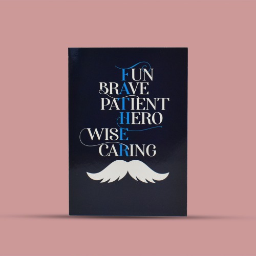 Fun Brave Patient Hero Wise Caring | Father's Day Greeting Card