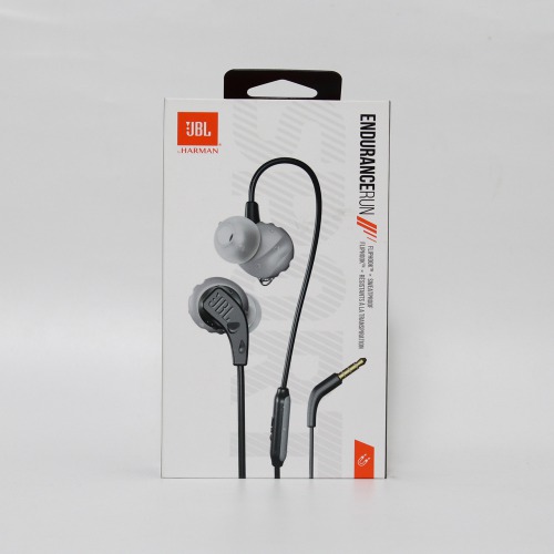 JBL Endurance Run Sweat-Proof Sports in-Ear Headphones with One-Button Remote and Microphone (Black)