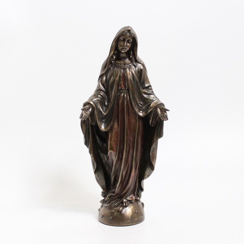 Bronze Mother Marry Showpiece Sacred Heart Mary Statue for Home Decor Catholic Mary Figurine Big Size