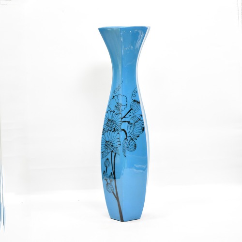 Ceramic Flower Vase For Home Decor Handmade Centrepiece For Table Decorative Showpiece Corporate Gift Blue