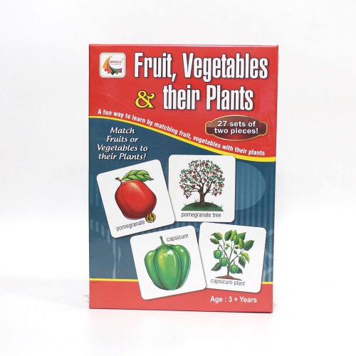 Mindz Fruit, Vegetables and Their Plants | Activity Games | Board Games | Kids Games | Games