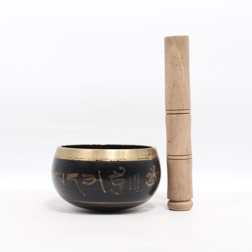 Om Singing Bowl | Tibetan Prayer Instrument with Wooden Stick | Meditation Bowl | Music Therapy