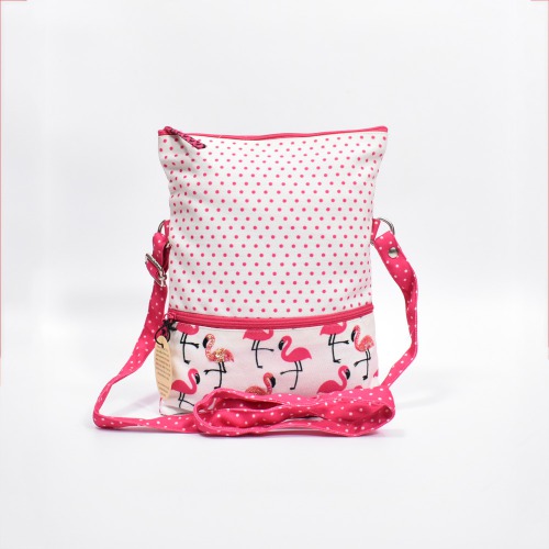 Flamingo Brush Sling Bag For Girls and Women