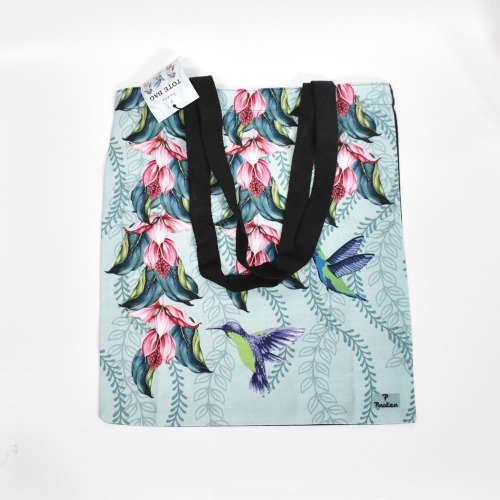 Pinaken Humming Bird Canvas Tote Bag For Women and Girls
