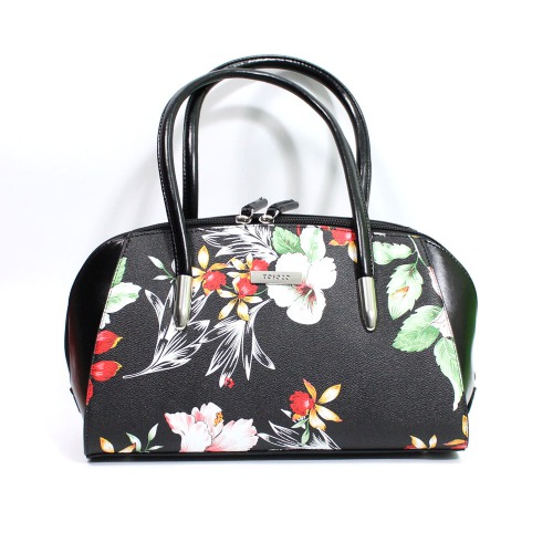 Floral Print Handbag with Zipper Closure for Women| ladies Purse Bag