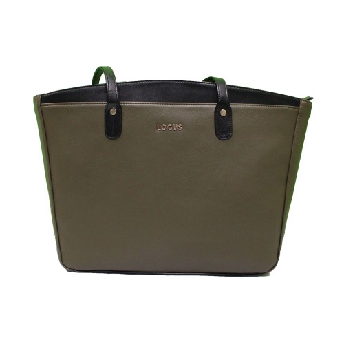 Logus large Green Zip Tote Bag For Women| women's Bags | Tote Handbag