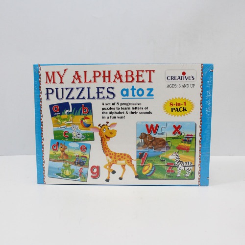 Creative's My Alphabet Puzzles A to Z, | Activity Kit| Board games| Games For Kids