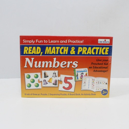 Creative Read, Match & Practice Numbers| Activity Kit| Board games| Games For Kids