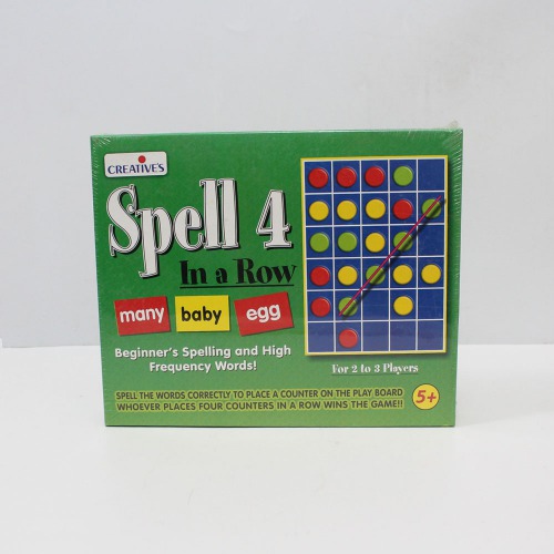 Creative Spell 4 In A Row| Activity Kit| Board games| Games For Kids