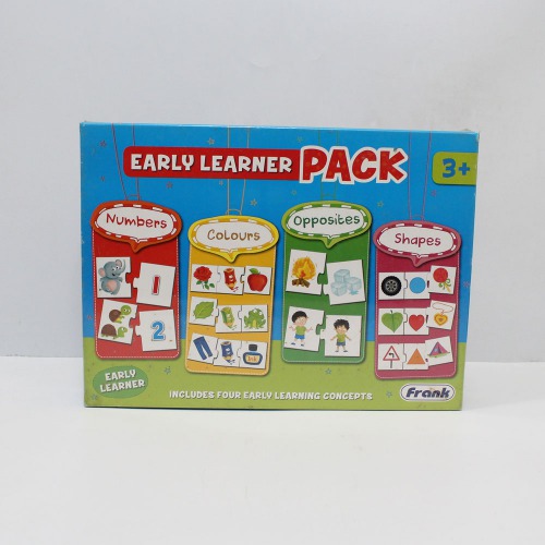 Frank Early Learner Pack Self-Correcting Puzzles, Early Learner Educational Jigsaw Puzzle Set| Activity Kit| Board games| Games For Kids