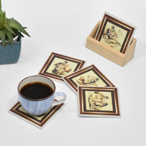 Traditional Design Tea Coffee Coaster Set Home Decor Handicrafts | Home Decor | Home Decorative Items
