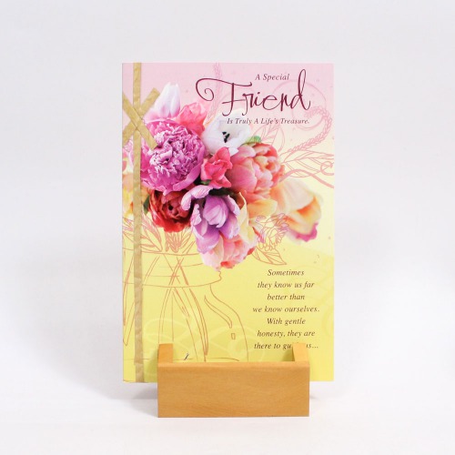 A Special Friend Is Truly A Life 's Treasure Greeting Card| Friendship Day Greeting Card